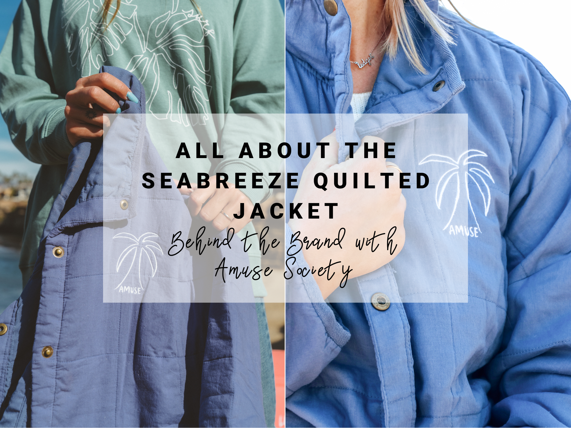 The Seabreeze Quilted Jacket by Amuse Society in collaboration with Beachly