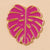 And Here We Are - Monstera Leaf Plant Enamel Lapel Pin