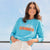 Shiraleah -"Endless Summer" Sweatshirt - Aqua (Add-On)