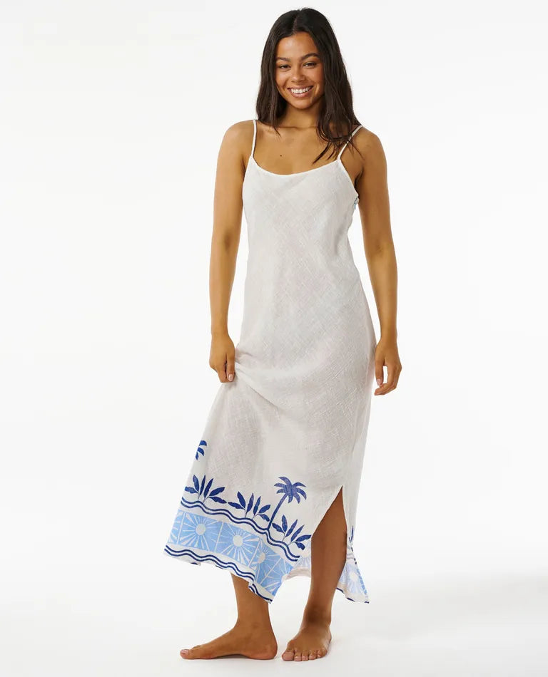 Rip Curl - Santorini Sun Printed Maxi Dress - Blue (Add-On)