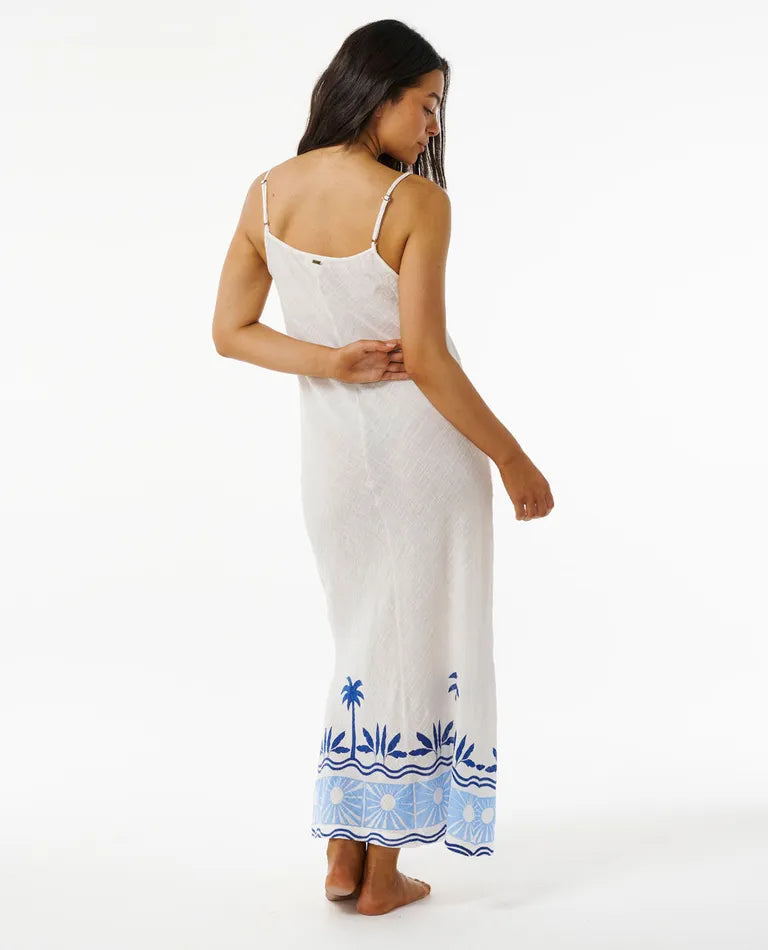 Rip Curl - Santorini Sun Printed Maxi Dress - Blue (Add-On)