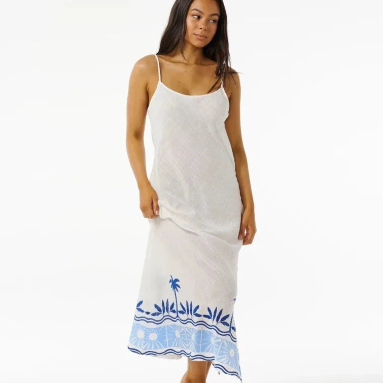 Rip Curl - Santorini Sun Printed Maxi Dress - Blue (Add-On)