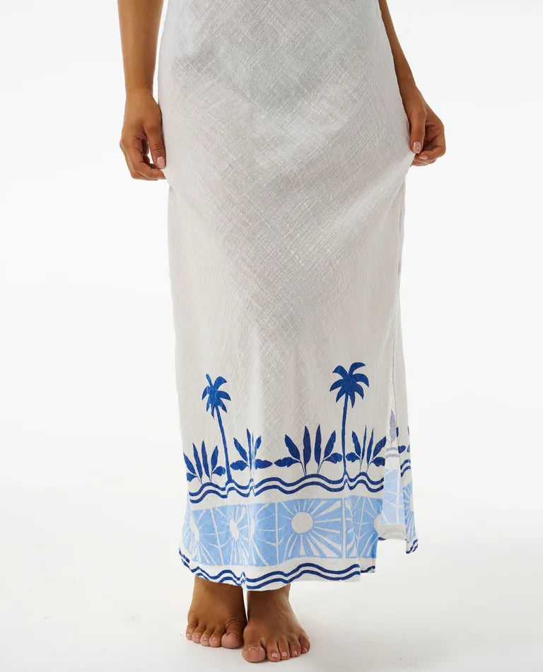 Rip Curl - Santorini Sun Printed Maxi Dress - Blue (Add-On)