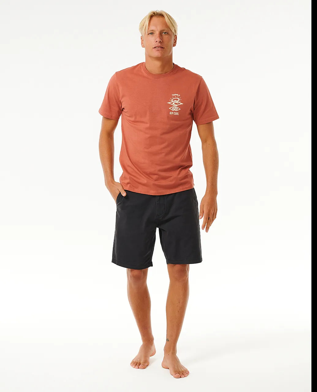Rip Curl - Search Icon Tee - Terracotta