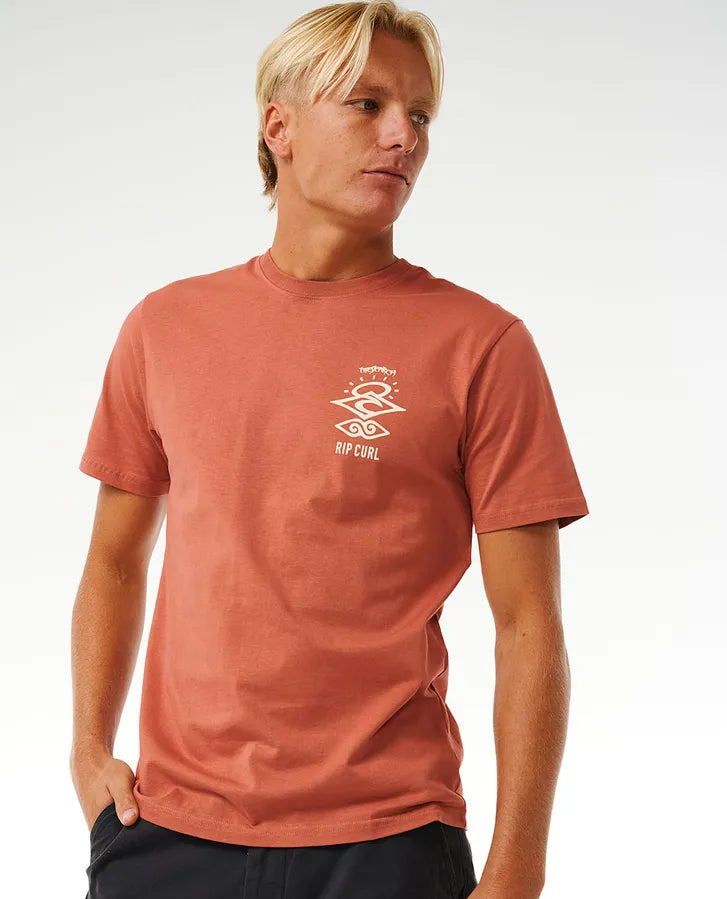 Rip Curl - Search Icon Tee - Terracotta
