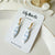 Lily Rose Co. - Blue Gingham Fish Earrings