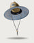 Hemlock - UPF 50+ Lifeguard Straw Hat - Nomad Blue