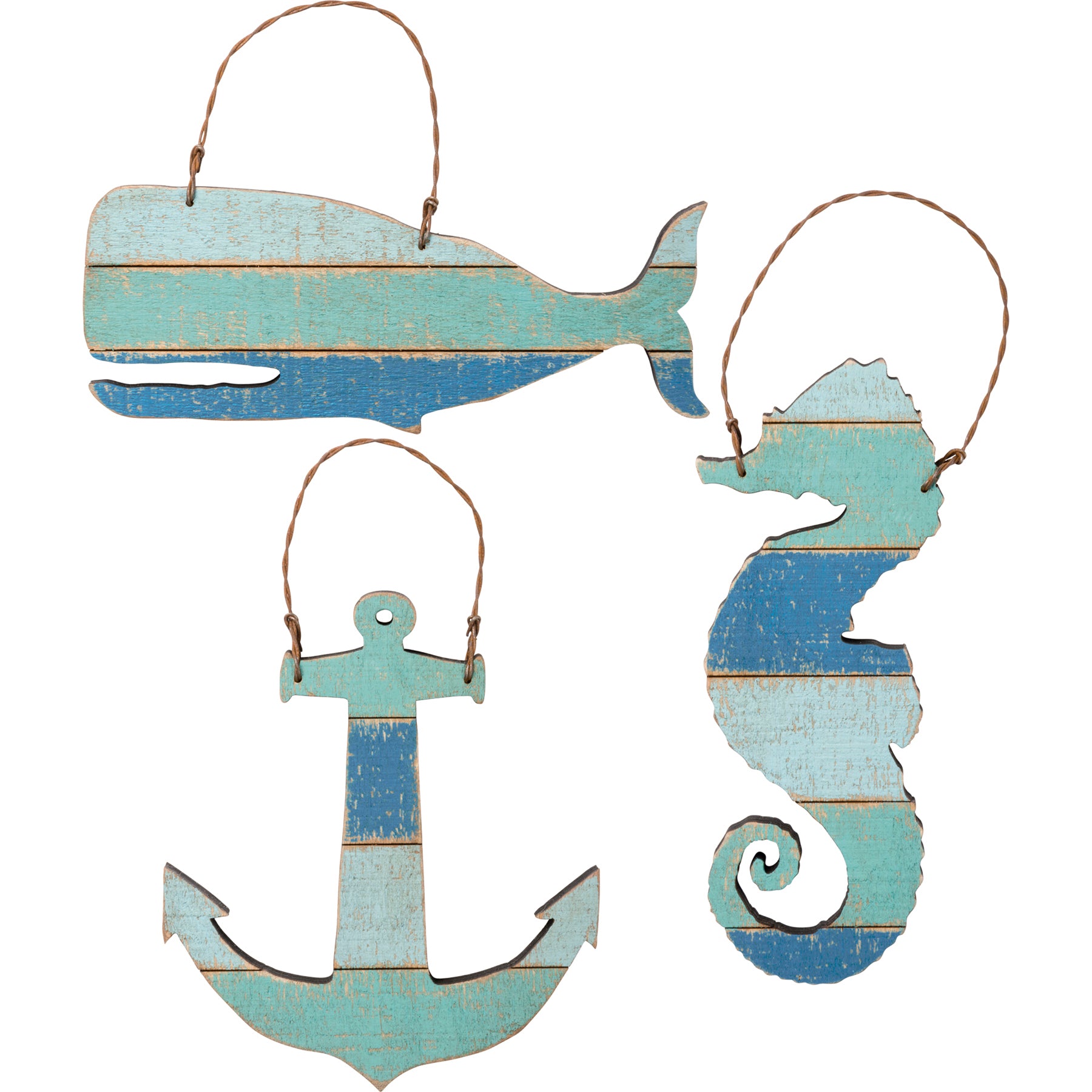 The Sea Slat Ornament Set