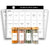 Savvy & Sorted - 146 White Preprinted Minimalist Spice Jar Labels