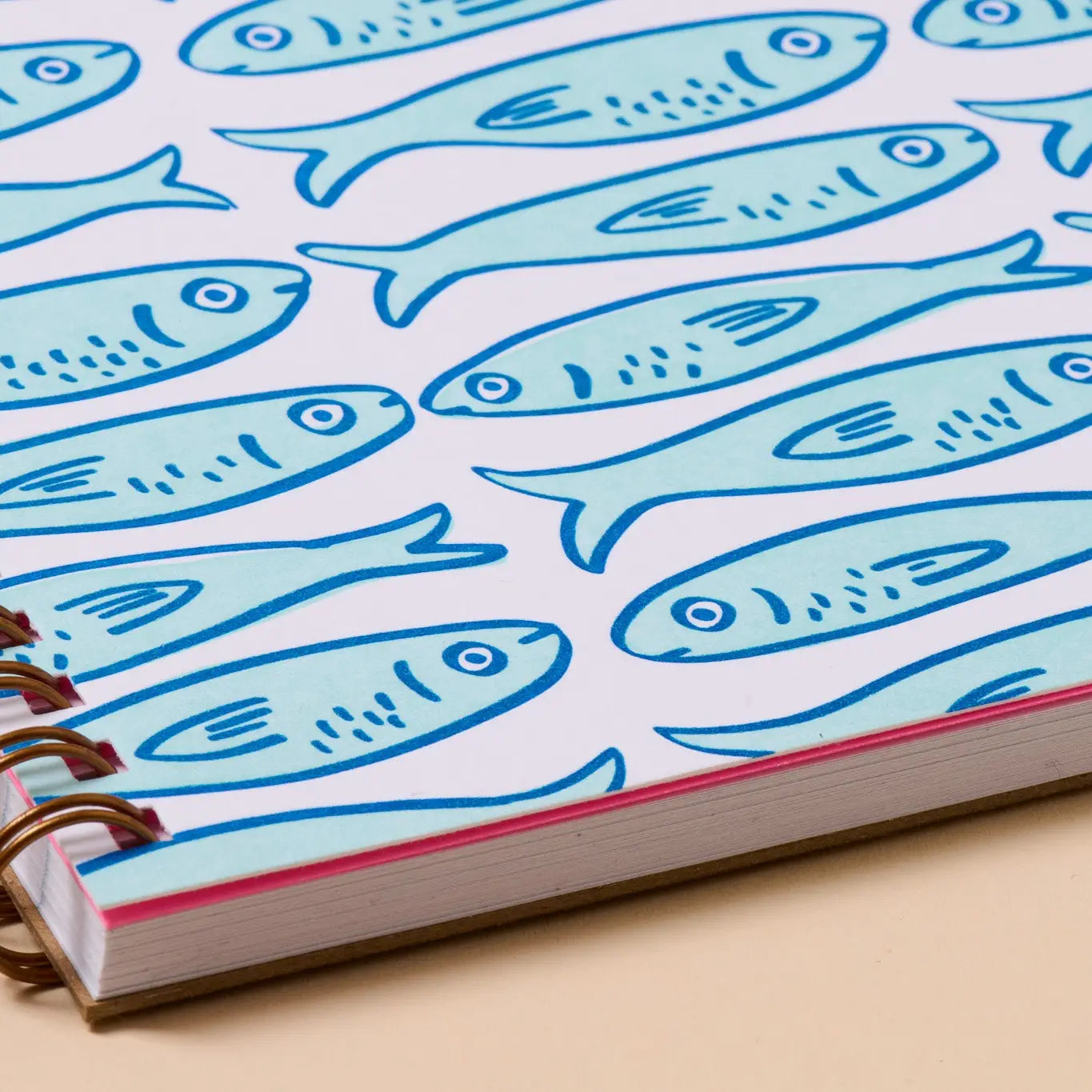And Here We Are - Sardines Letterpress A5 Spiral Notebook