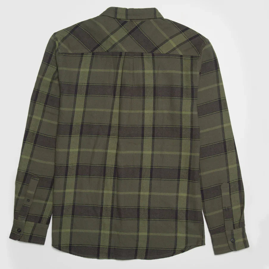 Reef - Anders Long Sleeve Woven Shirt - Thyme