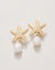 Spartina 449 - Starfish Pearl Earrings White Opal