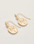 Spartina 449 - Palm Tree Medallion Earrings