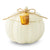 8oz Sweater Pumpkin Shaped Ceramic Candle with Lid - Vanilla
