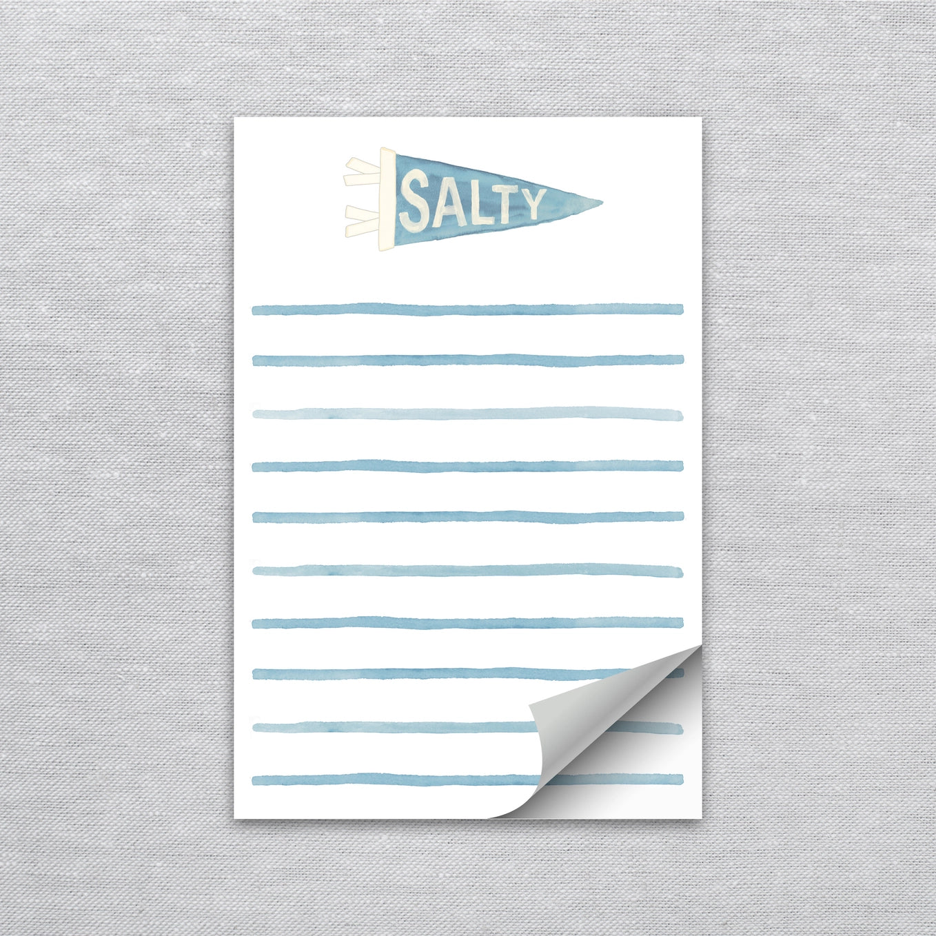Gert & Co - Salty Pennant 4x6" Coastal Notepad