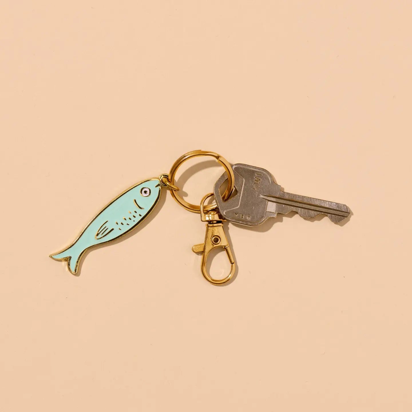 And Here We Are - Sardine Enamel Keychain & Bag Charm