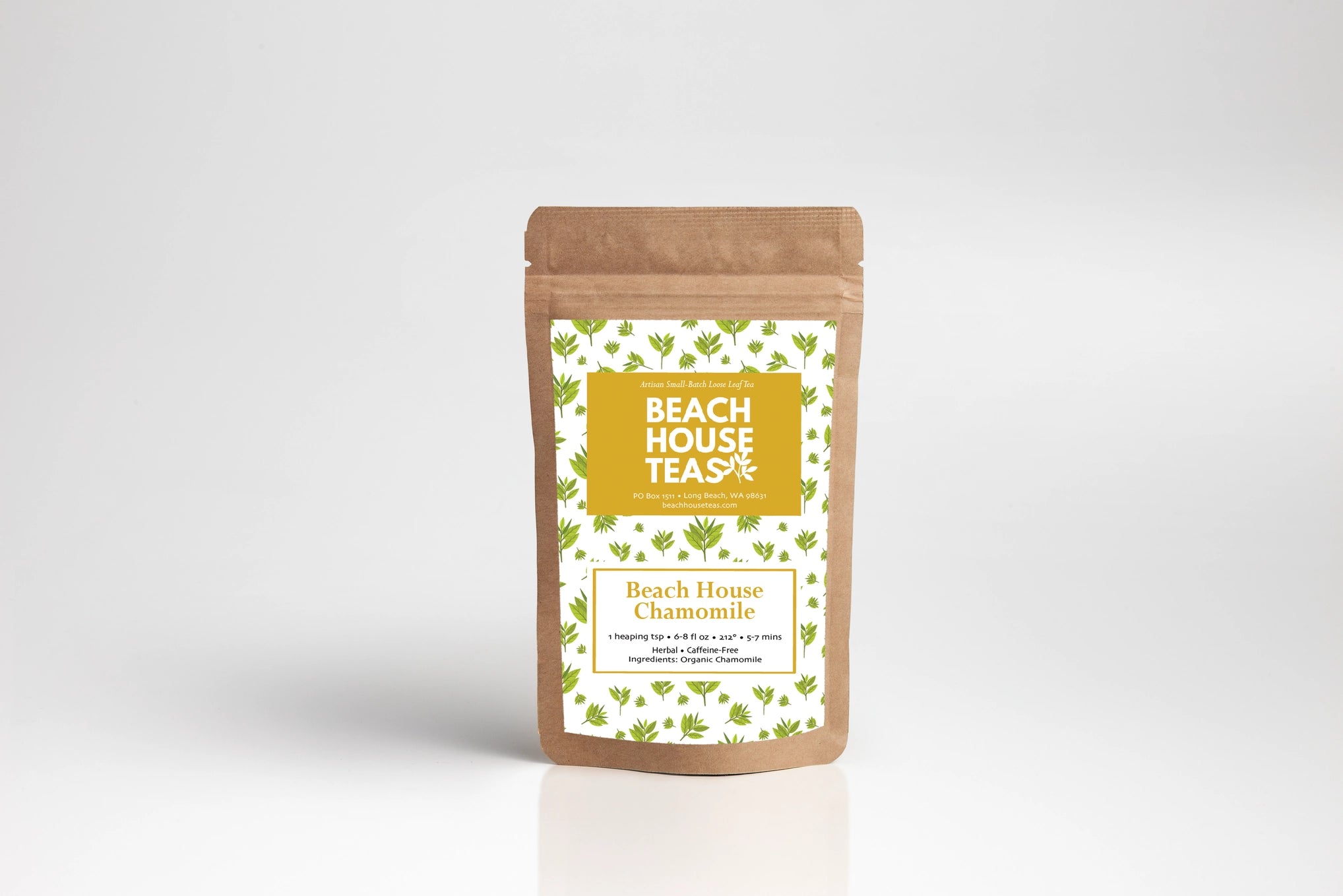 Beach House Teas - Beach House Chamomile Artisan Loose Leaf Tea - 1 oz Pouch