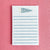 Gert & Co - Salty Pennant 4x6" Coastal Notepad