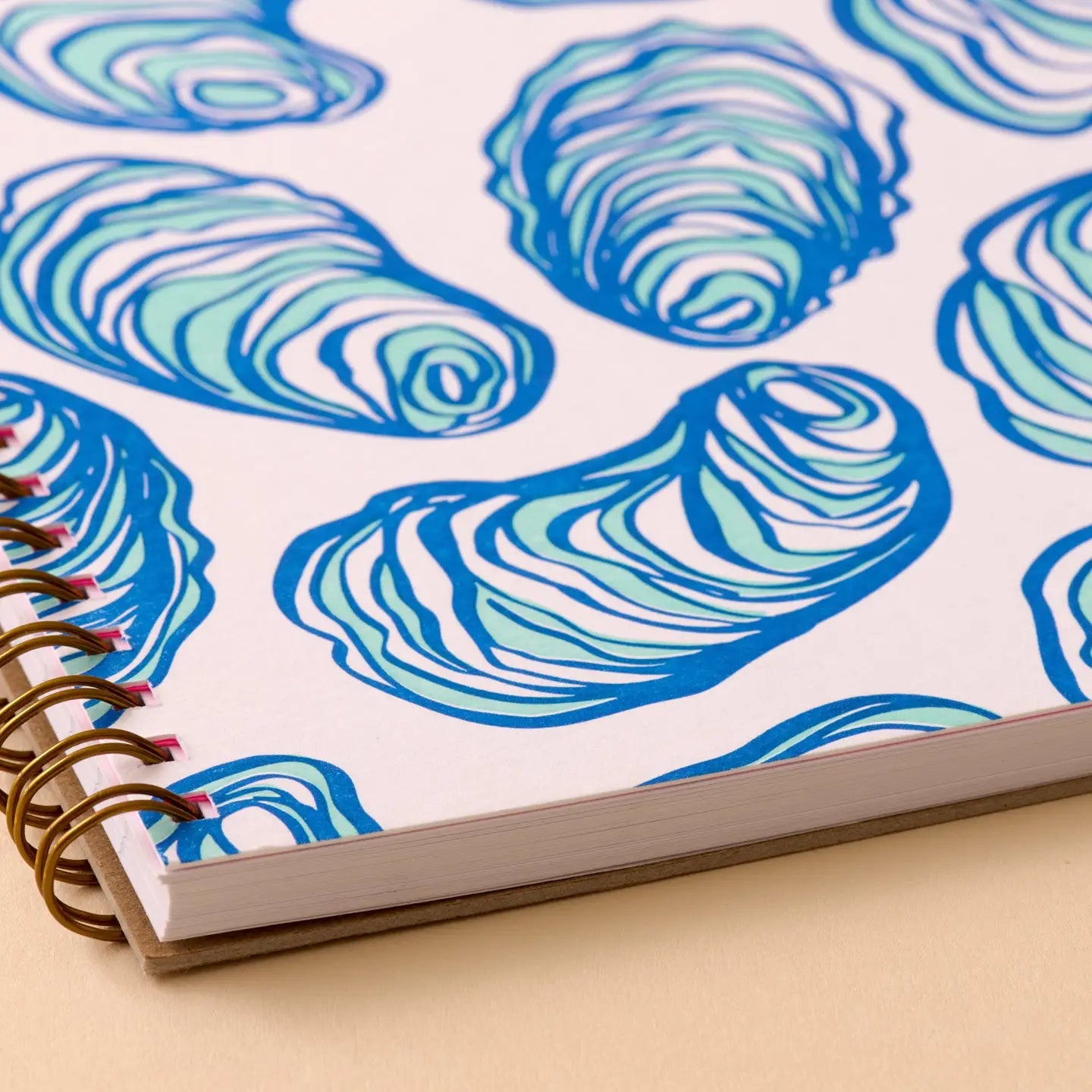 And Here We Are - Oysters Letterpress A5 Spiral Notebook