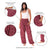 Lotus & Luna - Cranberry Starry Night Harem Pants