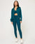 L Space - Back To Back Jacket - Deep Teal-Cream (Add-On)