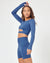L Space - In The Zone Top - True Blue (Add-On)