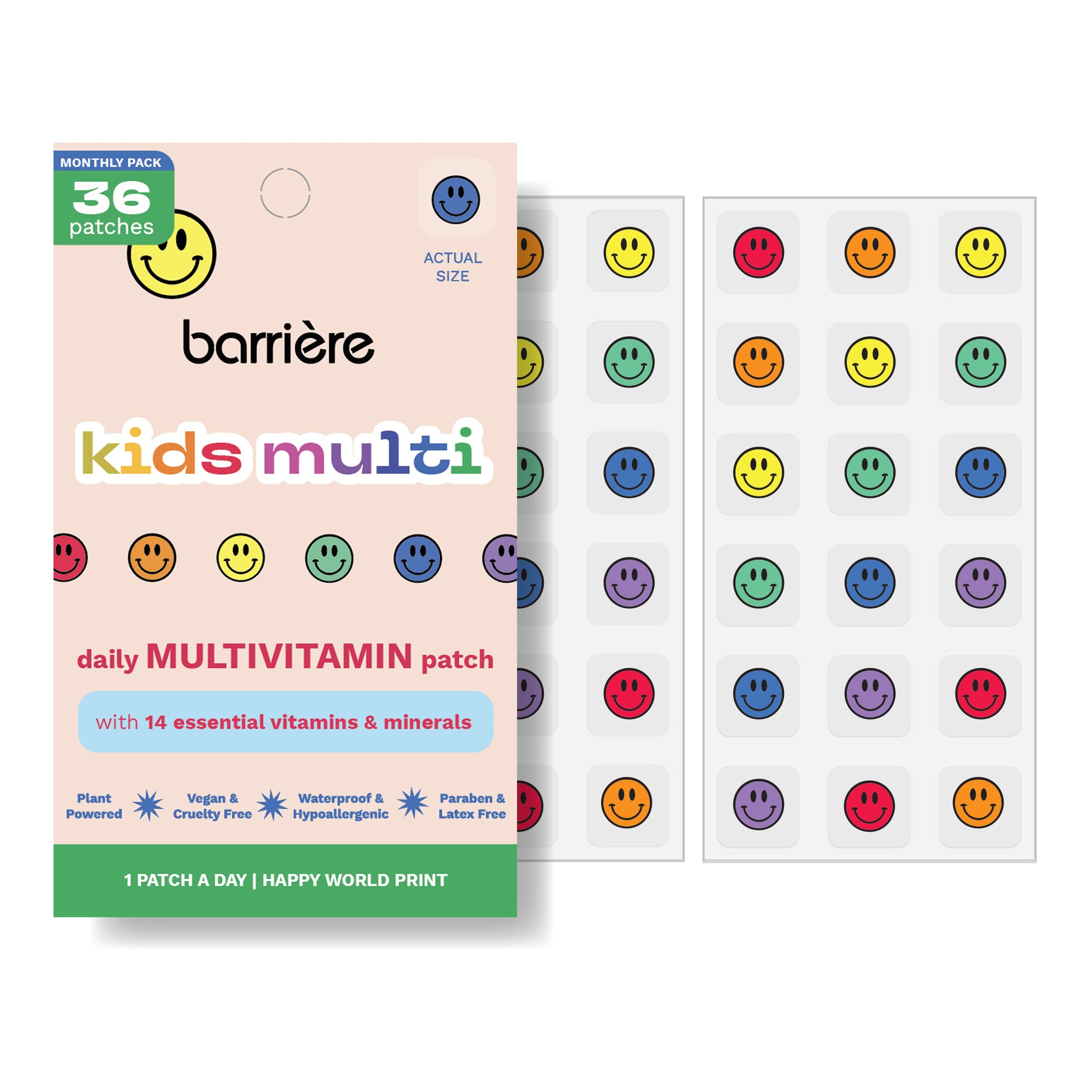 Barriere - Kids Multivitamin Patch - Be Happy