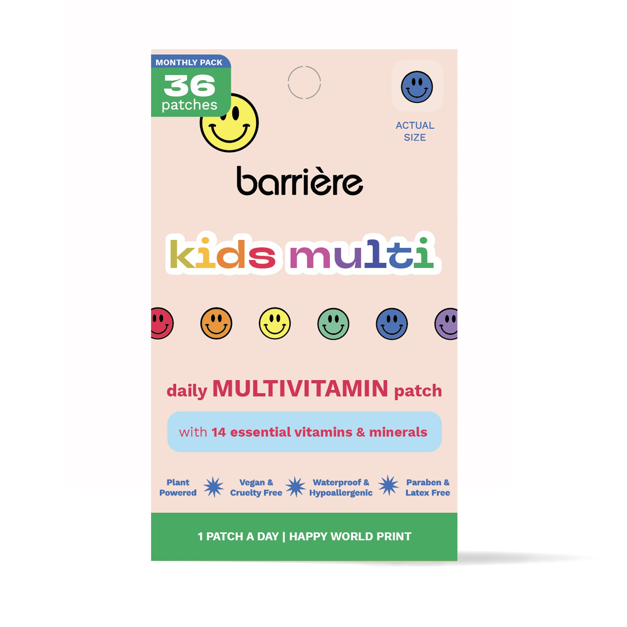 Barriere - Kids Multivitamin Patch - Be Happy