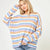 L Space - Cozy Clouds Sweater - Beautiful Skies Stripe
