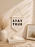 "Stay True" Canvas Banner