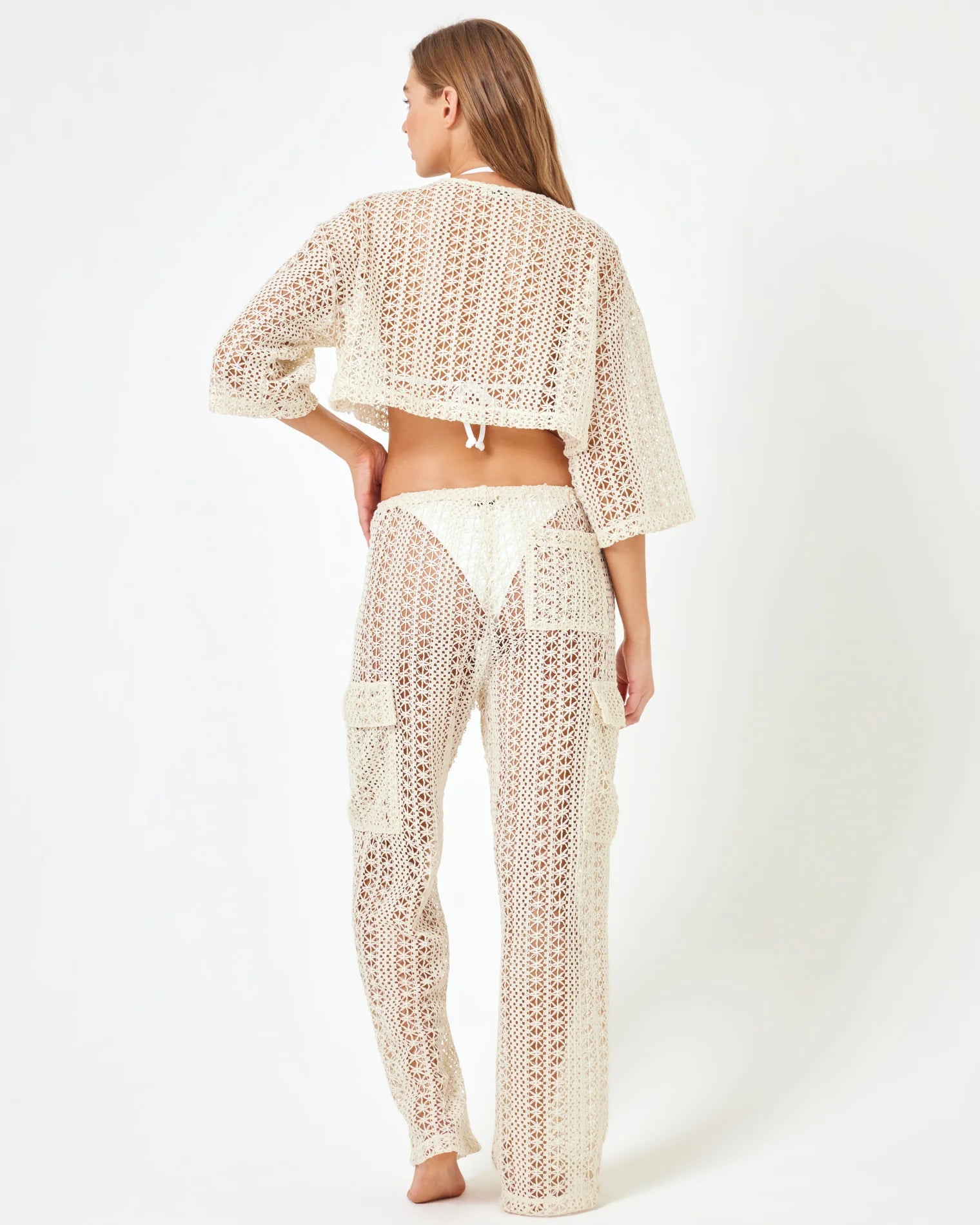 L Space - LSPACE X Anthropologie Sundown Cargo Pant - Natural