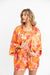 Gyal Bashy - Recycled Polyester Victoria Silky Printed Ruana - Citrus Sun (Add-On)