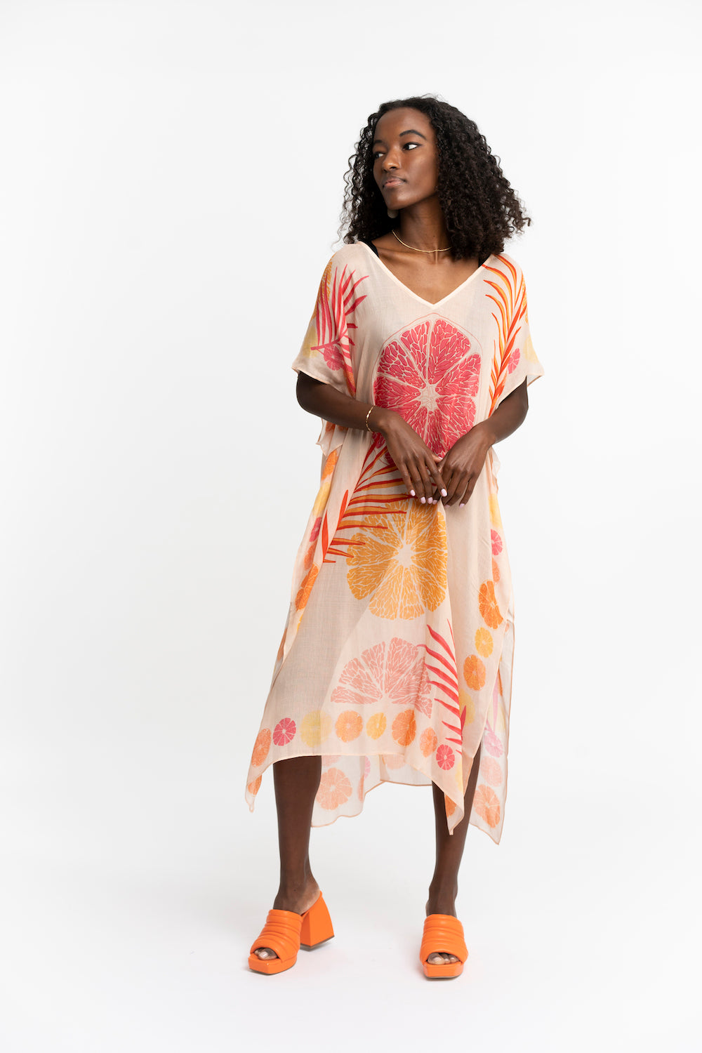 Gyal Bashy - Catano Beach Dress Coverup - Citrus Sun (Add-On)
