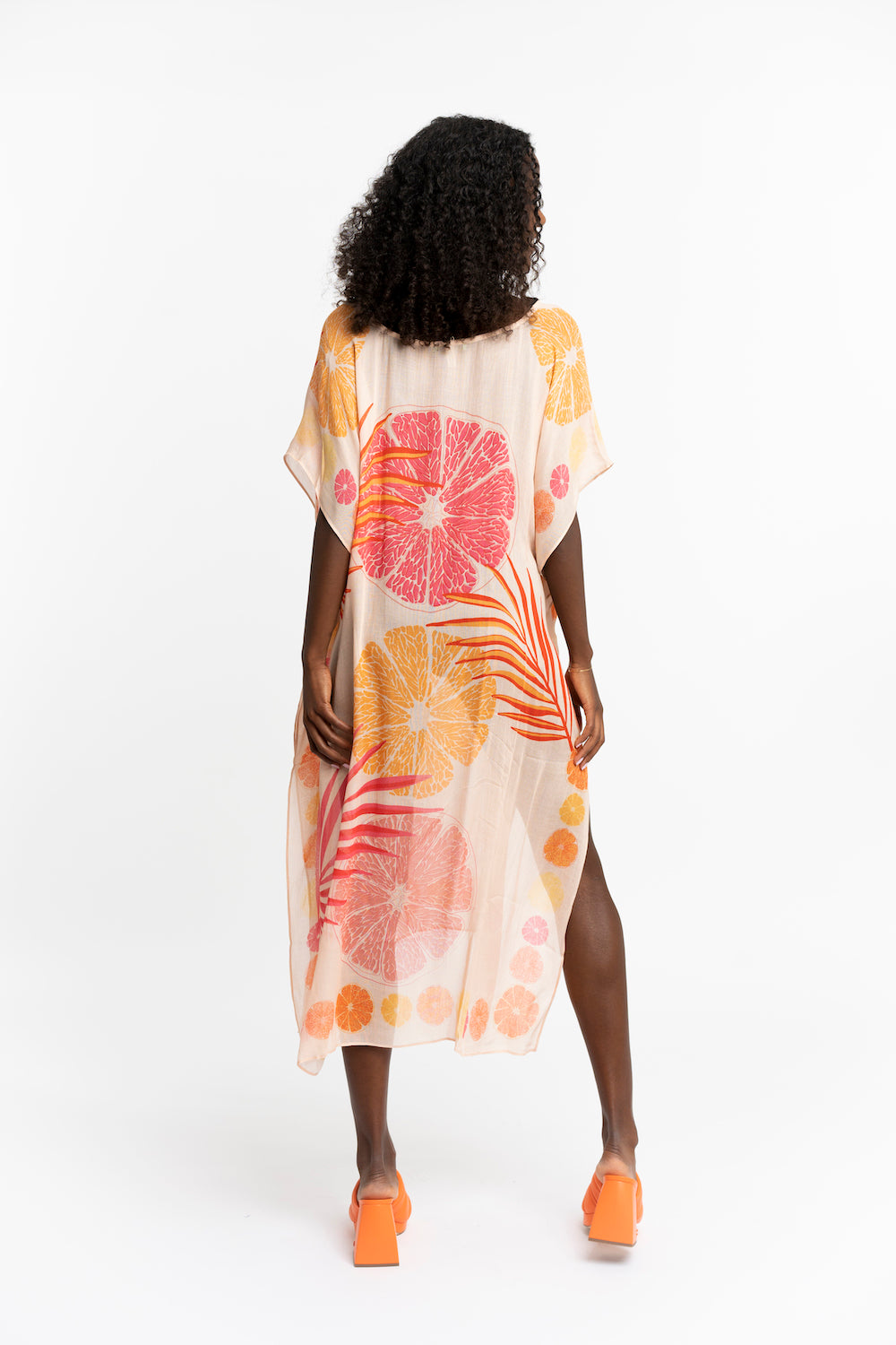 Gyal Bashy - Catano Beach Dress Coverup - Citrus Sun (Add-On)