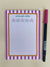 The Shelley Society - Mermaid Notes Seashell & Starfish Beach Coastal Notepad 5x7