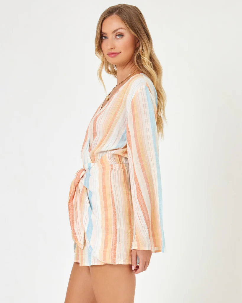 L Space - Kristy Dress - Sunset Skies Stripe (Add-On)