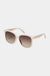 Quay - Wide Awake Sunglasses - Champagne/Brown