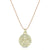 Lucky Feather - Ocean Life Necklace - Sand Dollar - Gold