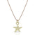 Lucky Feather - Ocean Life Necklace - Starfish - Gold