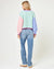 L Space - Pretty Please Sweater - Costa Del Sol Colorblock
