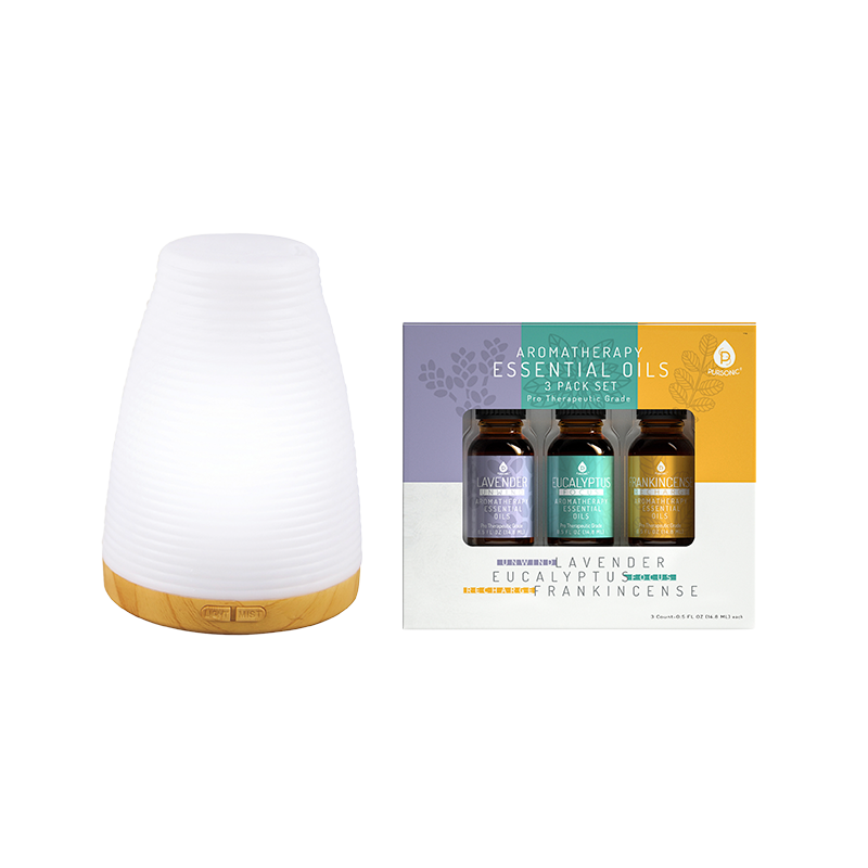 Pursonic - 2in1 USB Essential Oil Aroma Difffuser (Oils Included)