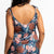 Gyal Bashy - Recycled Polyester Havana Silky Printed Lounge Tank - Navy Palms (Add-On)