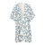 Splendid - The Tropic Veil Coverup - Cream/Teal Palms