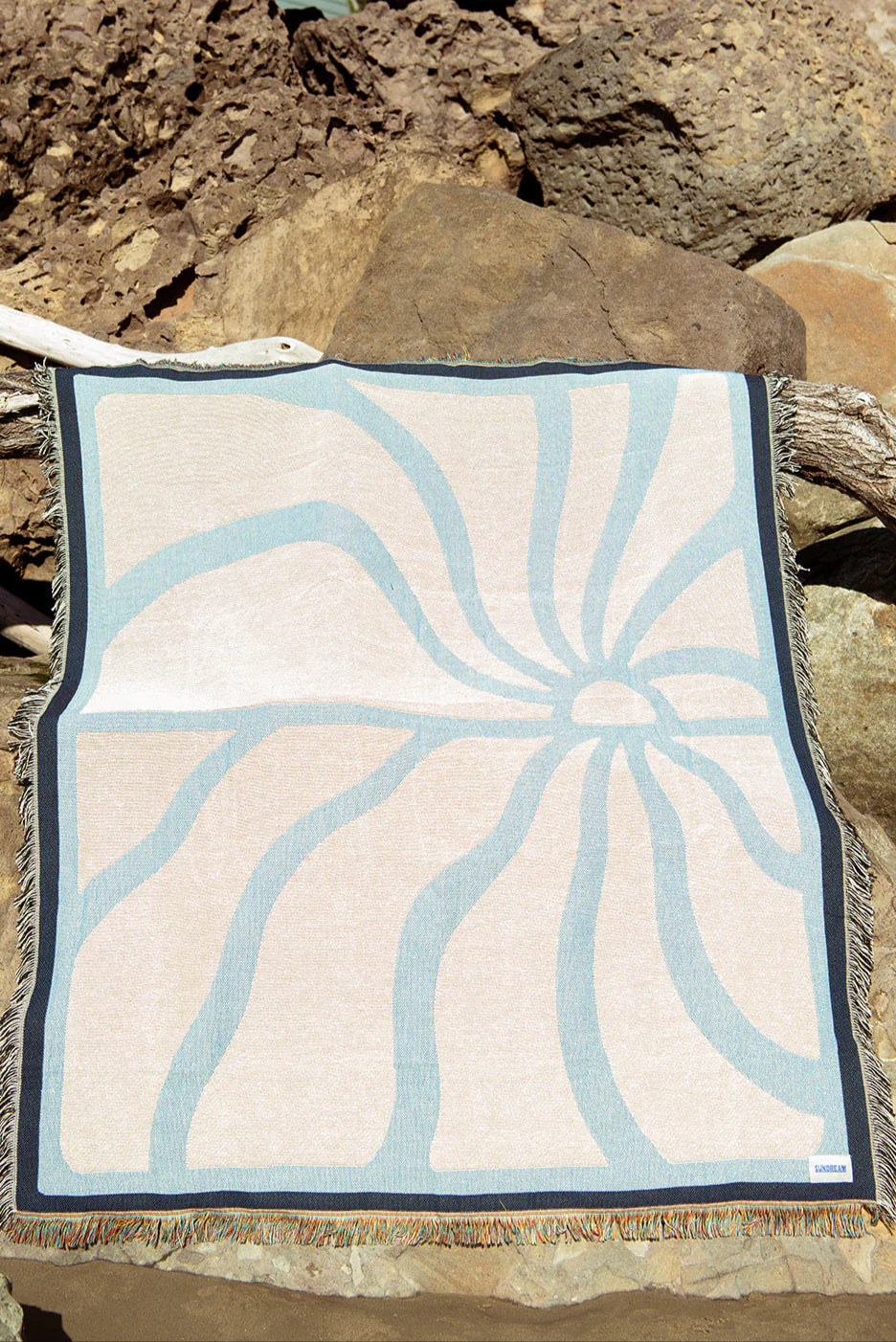 Sundream - Horizon Heritage Woven Throw - Ocean