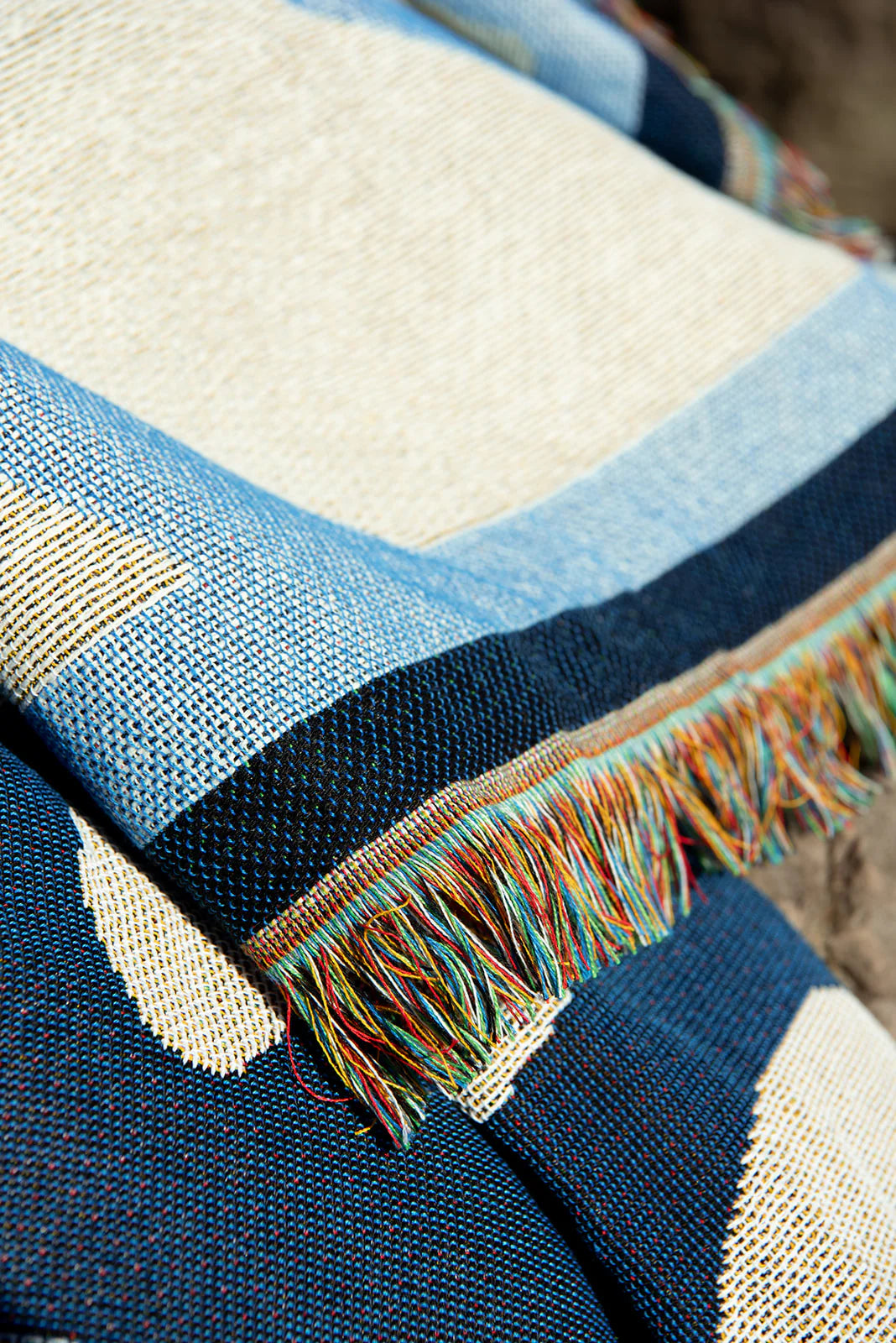 Sundream - Horizon Heritage Woven Throw - Ocean