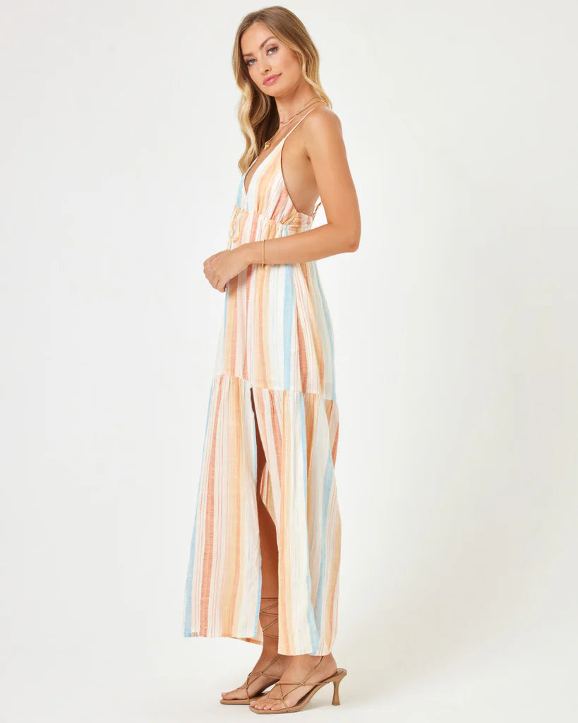 L Space - Printed Victoria Dress - Sunset Skies Stripe (Add-On)