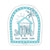 25 Sweetpeas - Rise Shine Surf Sticker