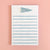 Gert & Co - Salty Pennant 4x6" Coastal Notepad