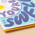 And Here We Are - You're Swell Thank You Letterpress Greeting Card