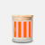 Clairebella - Pink/Orange Stripe | Mango Coconut Scent | Glass Candle